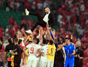 Match Maroc-RDC: La CAF suspend Walid Regragui, la FRMF décide de faire appel Victoire Regragui 2022 Freenews Maroc 25/01/24