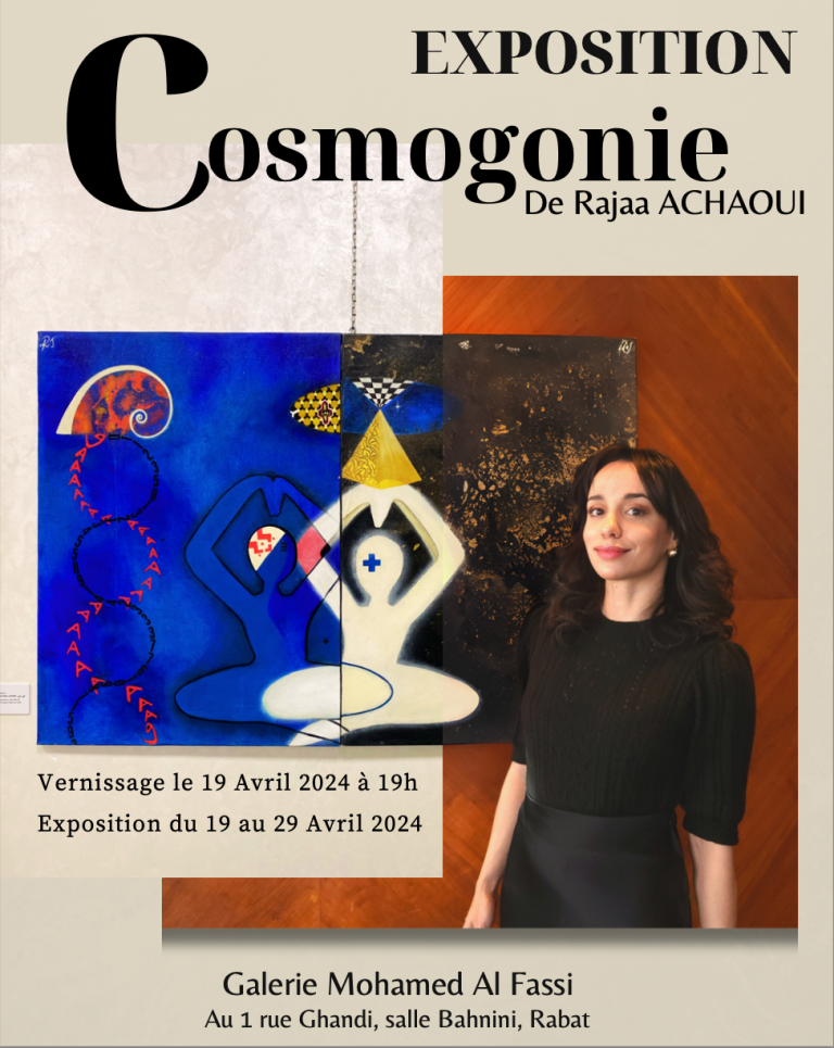 L’Exposition « COSMOGONIE » de Rajaa Achaoui à Rabat Expo rajaa achaoui - freenews - Maroc - 16/4/24