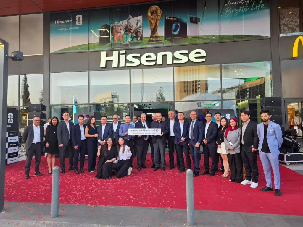 Hisense showroom à Casablanca - freenews - maroc - mai 2026